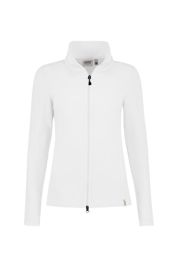 HAKRO Damen Fleecejacke ECO 246 weiß