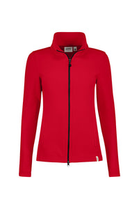 HAKRO Damen Fleecejacke ECO 246 rot