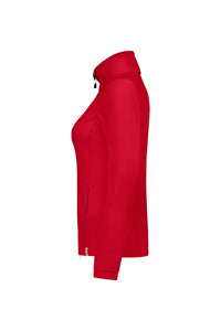 HAKRO Damen Fleecejacke ECO 246 rot