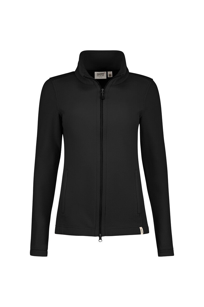 HAKRO Damen Fleecejacke ECO 246 schwarz