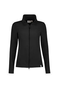 HAKRO Damen Fleecejacke ECO 246 schwarz