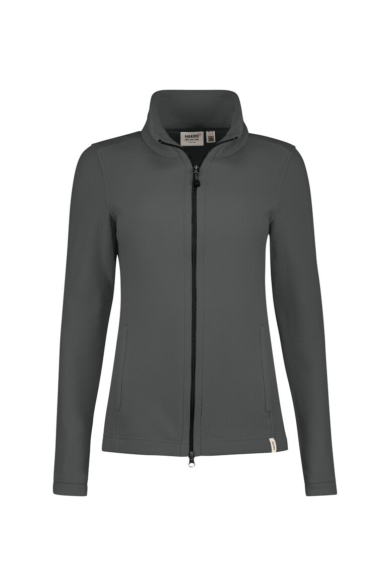 HAKRO Damen Fleecejacke ECO 246 anthrazit