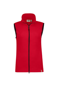 HAKRO Damen Fleeceweste ECO 247 rot
