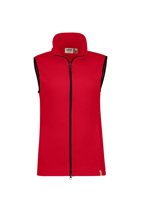 HAKRO Damen Fleeceweste ECO 247 rot