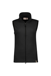 HAKRO Damen Fleeceweste ECO 247 schwarz