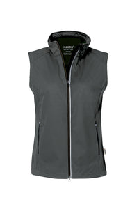 HAKRO Damen Light-Softshellweste 254 anthrazit