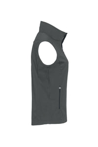 HAKRO Damen Light-Softshellweste 254 anthrazit