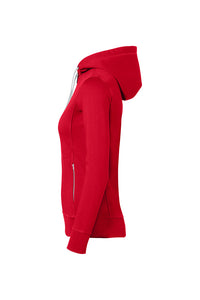 HAKRO Damen Kapuzenjacke Bonded ECO 255 rot/silber