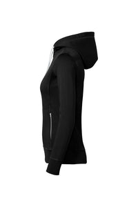 HAKRO Damen Kapuzenjacke Bonded ECO 255 schwarz/silber
