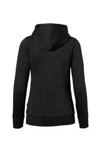 HAKRO Damen Kapuzenjacke Bonded ECO 255 schwarz/silber