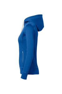 HAKRO Damen Kapuzenjacke Bonded ECO 255 royalblau/silber