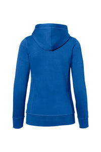 HAKRO Damen Kapuzenjacke Bonded ECO 255 royalblau/silber