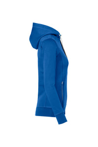 HAKRO Damen Kapuzenjacke Bonded ECO 255 royalblau/silber