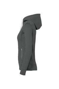 HAKRO Damen Kapuzenjacke Bonded ECO 255 anthrazit/silber