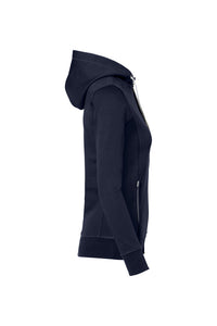 HAKRO Damen Kapuzenjacke Bonded ECO 255 tinte/silber