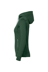 HAKRO Damen Kapuzenjacke Bonded ECO 255 tanne/silber