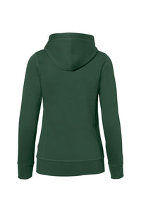 HAKRO Damen Kapuzenjacke Bonded ECO 255 tanne/silber