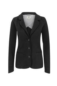 HAKRO Damen Sweatblazer Premium 260 schwarz