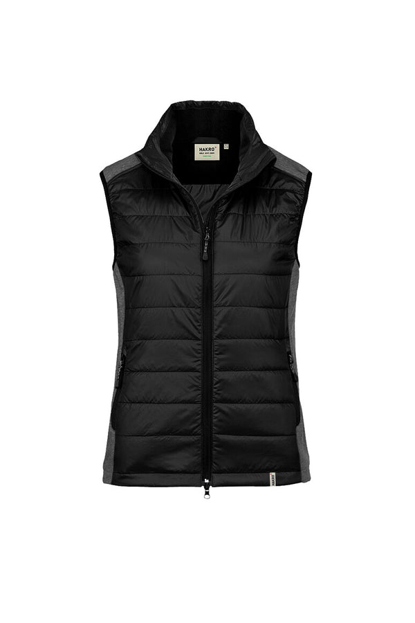 HAKRO Damen Hybridweste Contrast 264 schwarz