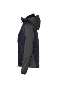 HAKRO Damen Kapuzen-Hybridjacke Contrast 265 tinte