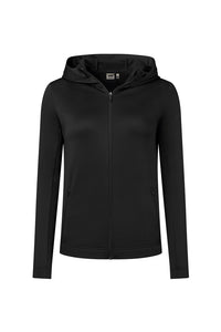 HAKRO Damen Kapuzen-Tecjacke ECO 273 schwarz