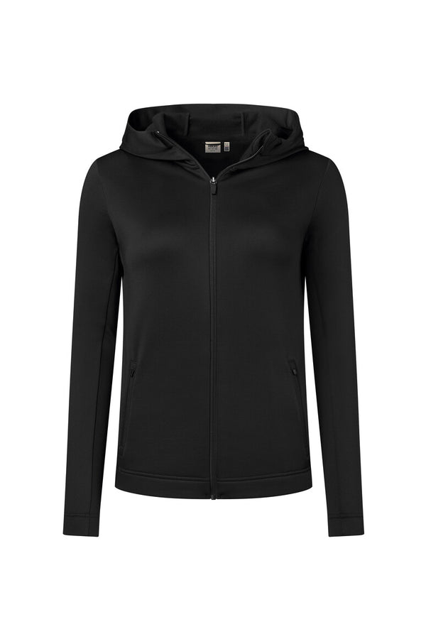 HAKRO Damen Kapuzen-Tecjacke ECO 273 schwarz