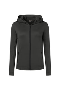 HAKRO Damen Kapuzen-Tecjacke ECO 273 karbongrau