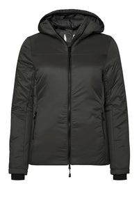HAKRO Damen Kapuzen-Thermo-Loftjacke 289 karbongrau
