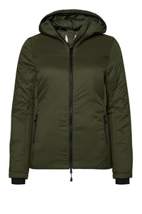 HAKRO Damen Kapuzen-Thermo-Loftjacke 289 olive