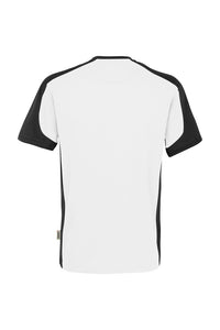 HAKRO T-Shirt Contrast MIKRALINAR® 290 weiß/anthrazit