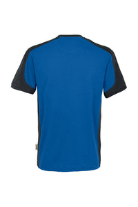 HAKRO T-Shirt Contrast MIKRALINAR® 290 royalblau/anthrazit