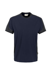 HAKRO T-Shirt Contrast MIKRALINAR® 290 tinte/anthrazit