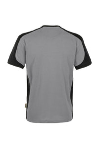 HAKRO T-Shirt Contrast MIKRALINAR® 290 titan/anthrazit