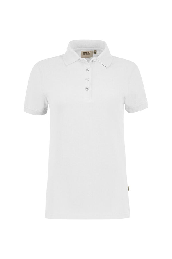 HAKRO Damen Poloshirt Bio-Baumwolle 301 weiß