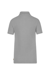 HAKRO Damen Poloshirt Bio-Baumwolle 301 grau meliert