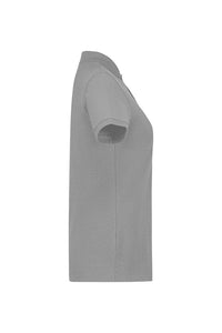 HAKRO Damen Poloshirt Bio-Baumwolle 301 grau meliert