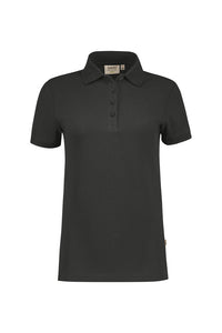 HAKRO Damen Poloshirt Bio-Baumwolle 301 karbongrau