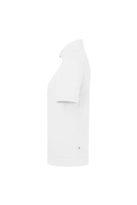 HAKRO Damen Zip-Shirt Piqué MIKRALINAR® ECO 334 weiß