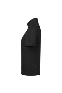 HAKRO Damen Zip-Shirt Piqué MIKRALINAR® ECO 334 schwarz