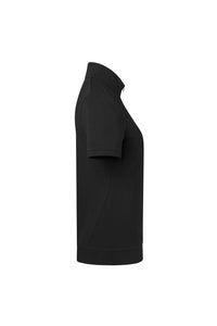HAKRO Damen Zip-Shirt Piqué MIKRALINAR® ECO 334 schwarz