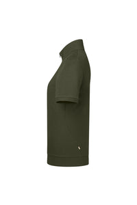 HAKRO Damen Zip-Shirt Piqué MIKRALINAR® ECO 334 olive