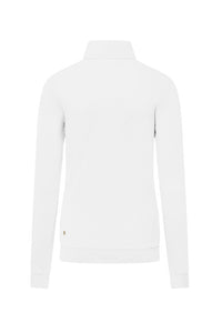 HAKRO Damen Zip-Longsleeve Piqué MIKRALINAR® ECO 335 weiß