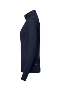 HAKRO Damen Zip-Longsleeve Piqué MIKRALINAR® ECO 335 tinte