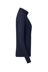 HAKRO Damen Zip-Longsleeve Piqué MIKRALINAR® ECO 335 tinte
