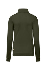 HAKRO Damen Zip-Longsleeve Piqué MIKRALINAR® ECO 335 olive