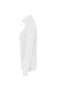 HAKRO Damen Sweatjacke Premium 406 weiß