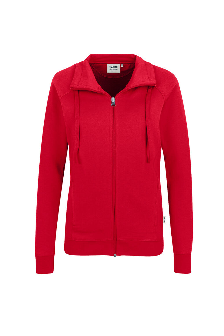 HAKRO Damen Sweatjacke Premium 406 rot