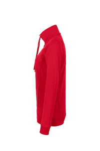 HAKRO Damen Sweatjacke Premium 406 rot