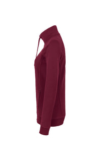 HAKRO Damen Sweatjacke Premium 406 weinrot