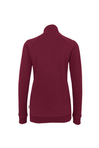 HAKRO Damen Sweatjacke Premium 406 weinrot